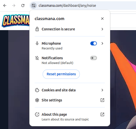 Chrome 麥克風權限